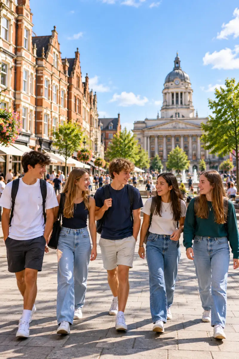 studenti durante vacanza studio in inghilterra